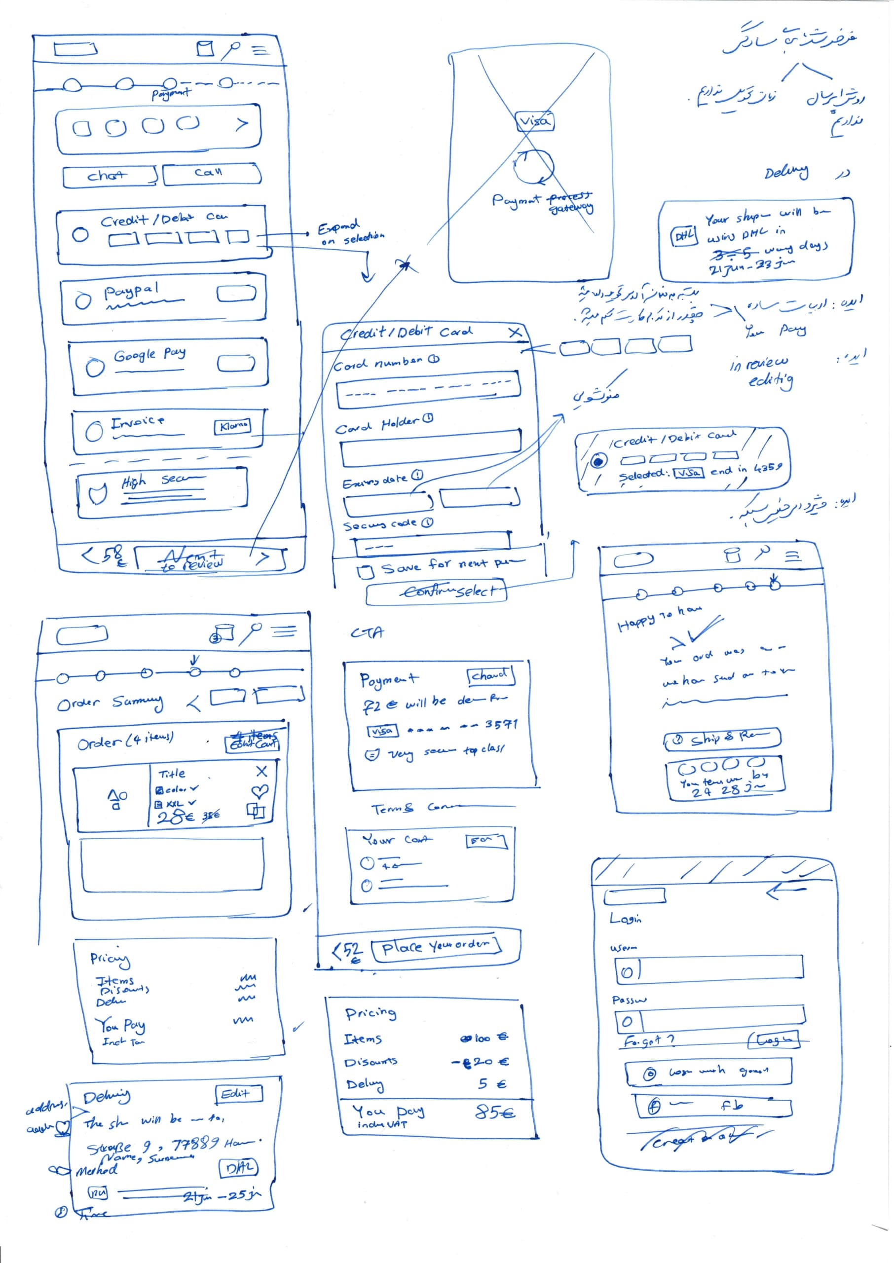Checkout sketches